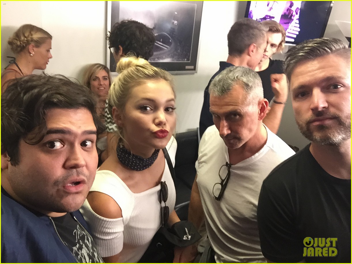 Harvey Guillen & More 'Status Update' Stars Support Ross Lynch at 'A