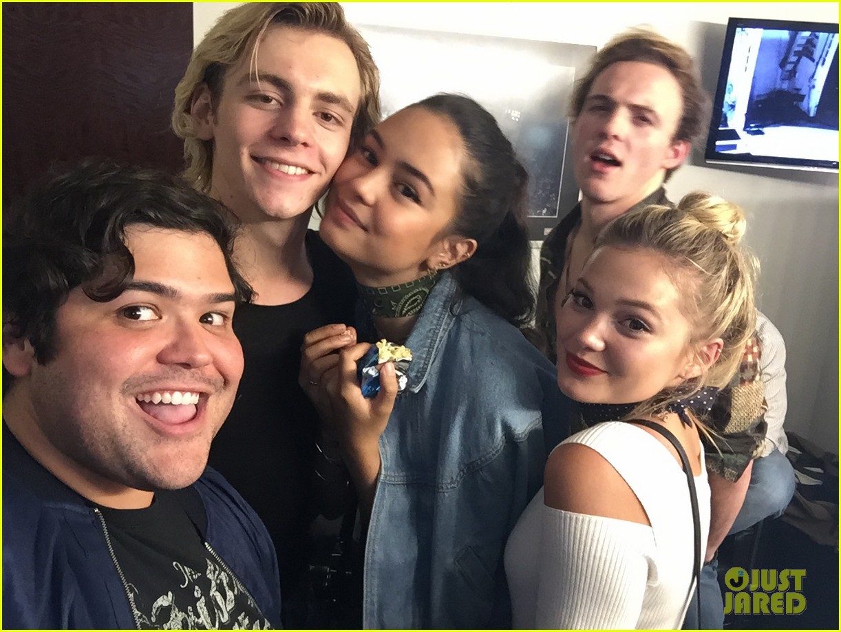 Harvey Guillen & More 'Status Update' Stars Support Ross Lynch at 'A ...