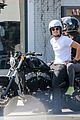 josh hutcherson girlfriend claudia traisac ride around on his motorcycle02213mytext