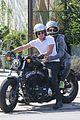 josh hutcherson girlfriend claudia traisac ride around on his motorcycle04118mytext