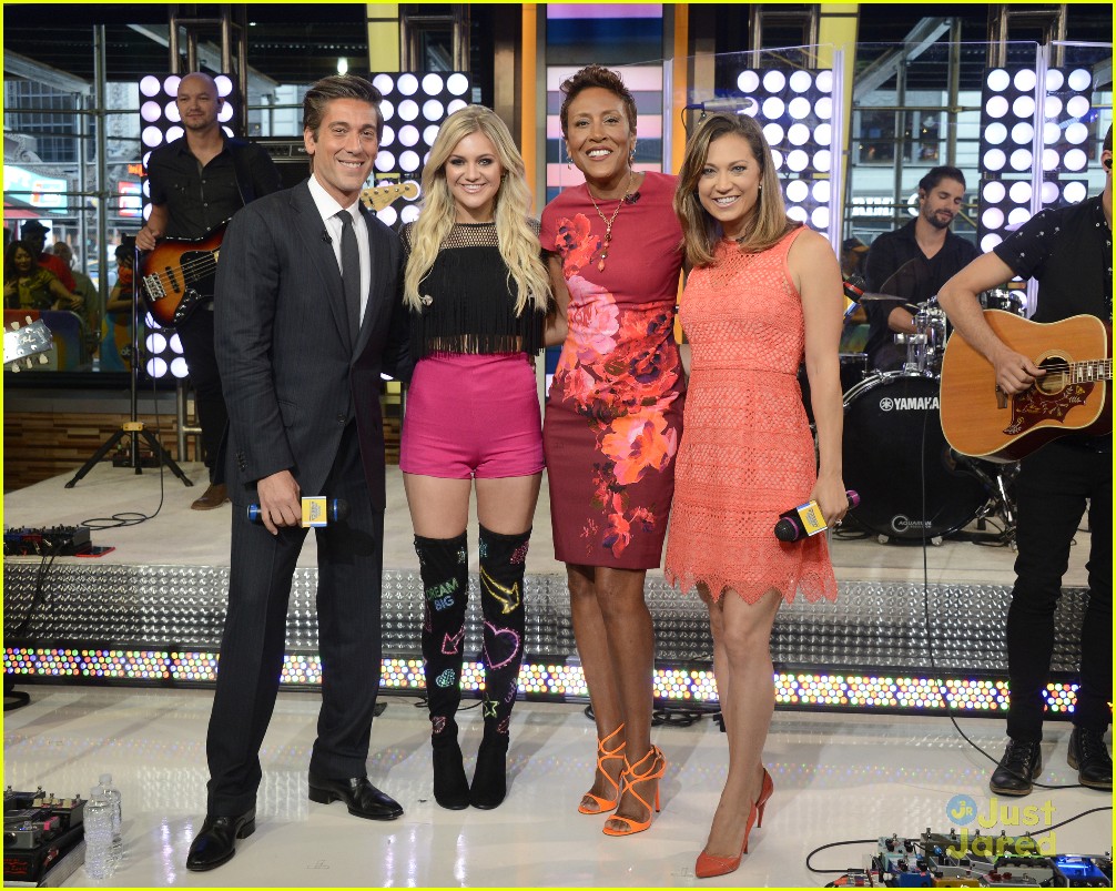 Kelsea Ballerini Wears Glittered Boots On Good Morning America After Hosting Pop Up Benefit In