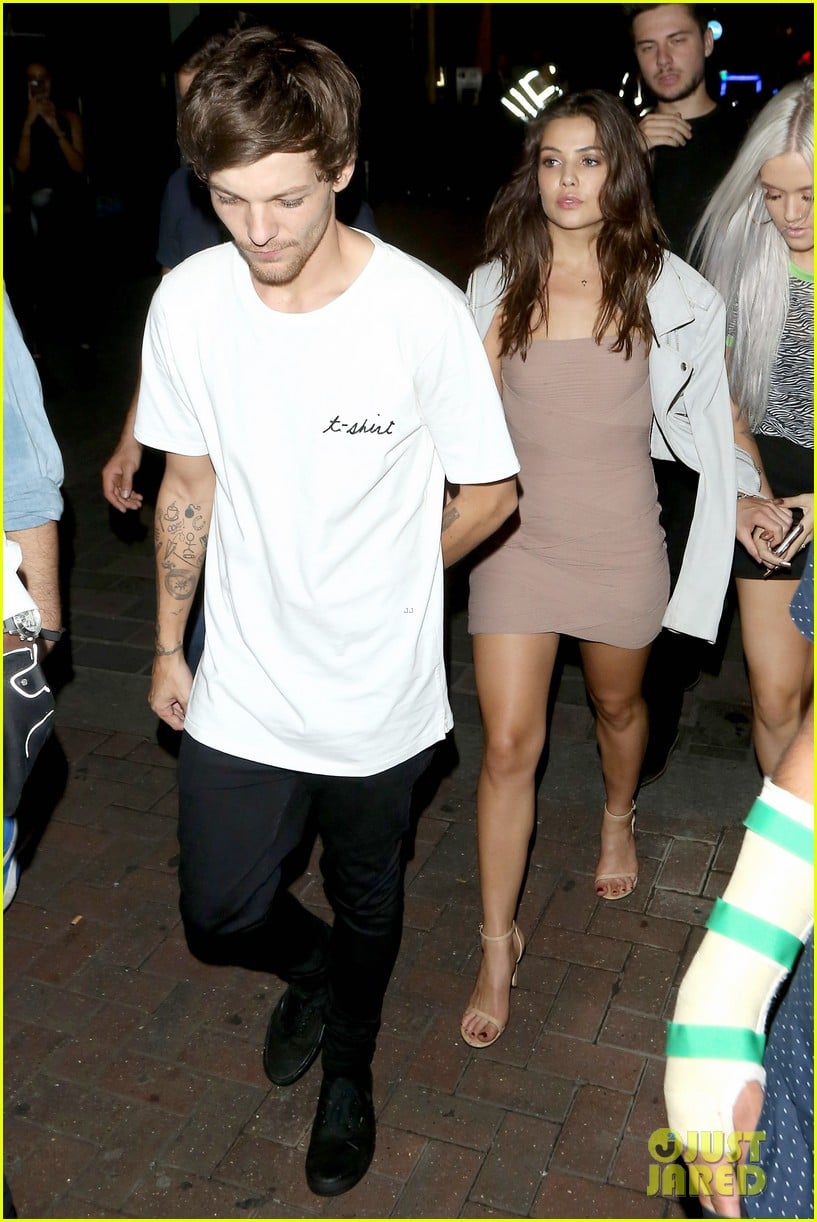 Louis Tomlinson Holds Hands With Danielle Campbell for London Night Out ...