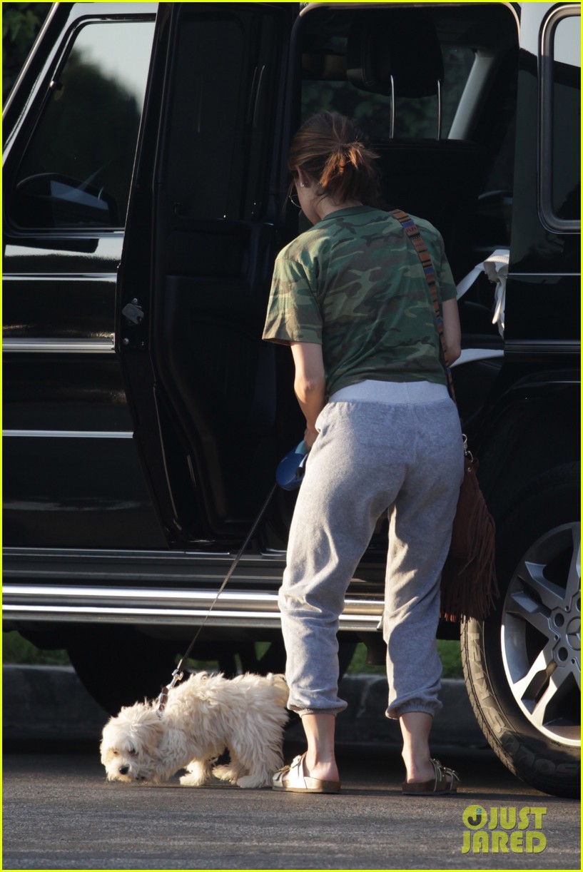 Full Sized Photo of lucy hale dog zit cream studio city 08 | Lucy Hale