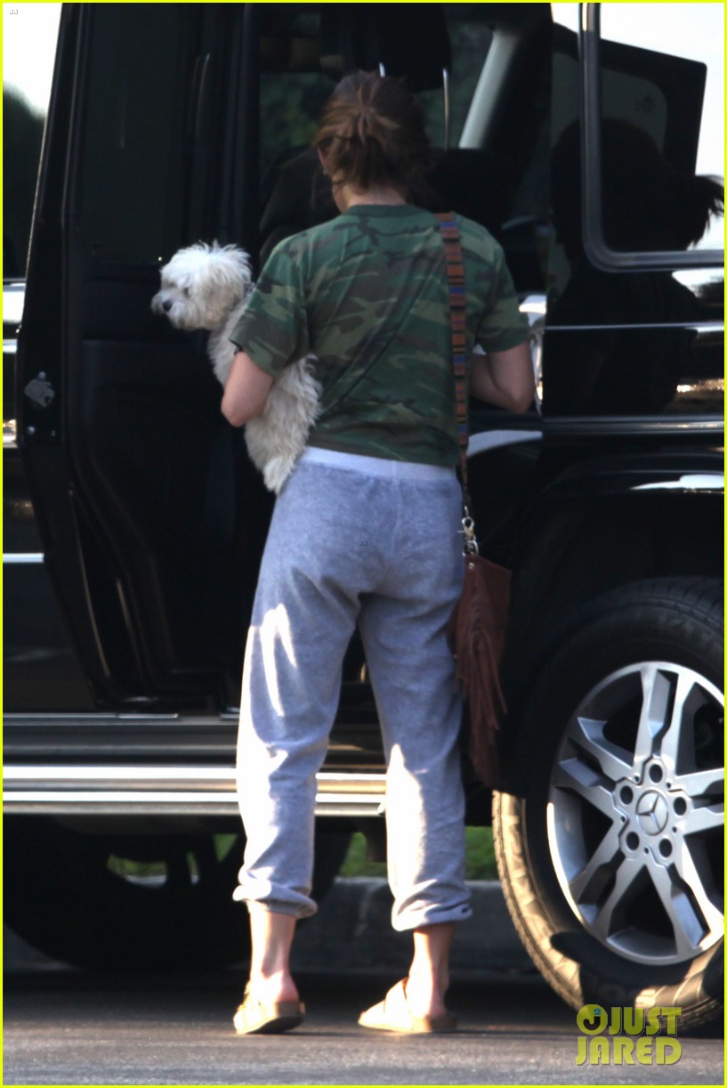 Full Sized Photo of lucy hale dog zit cream studio city 11 | Lucy Hale