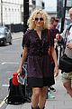 pixie lott ditches shoes while leaving theatre weds night 02