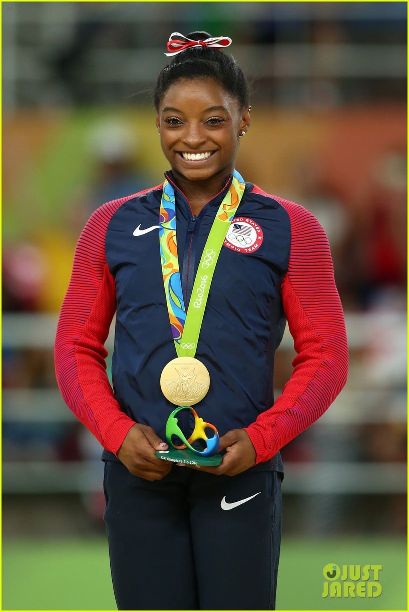 Simone Biles Vault Gold Medal Rio Olympics 16 