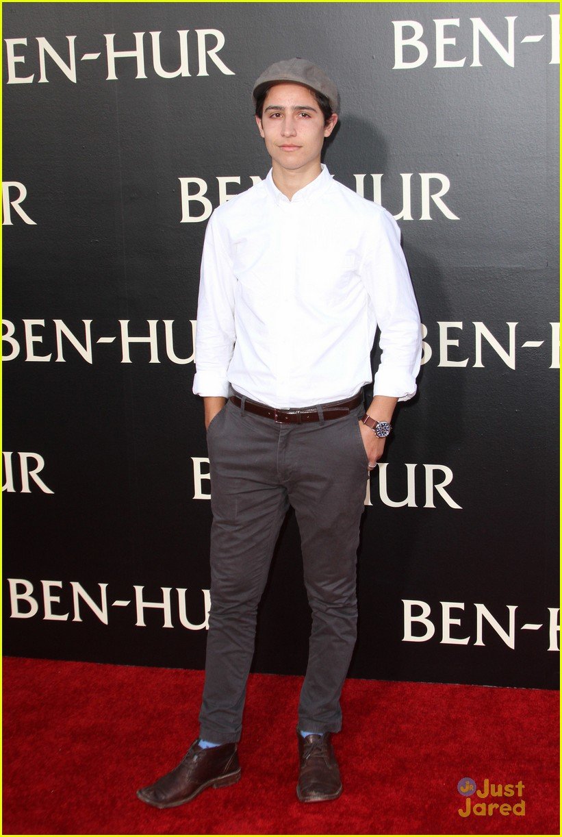 David & Lorenzo Henrie Support Sofia Black D'Elia at 'Ben-Hur' Premiere ...