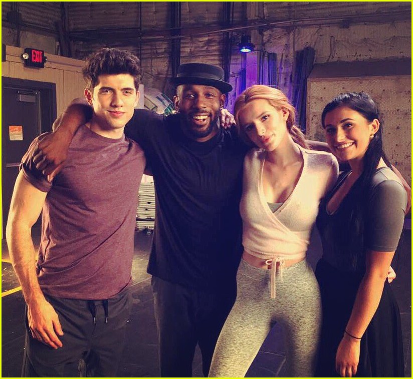 Bella Thorne & Carter Jenkins Get a Dance Lesson From Stephen 'tWitch
