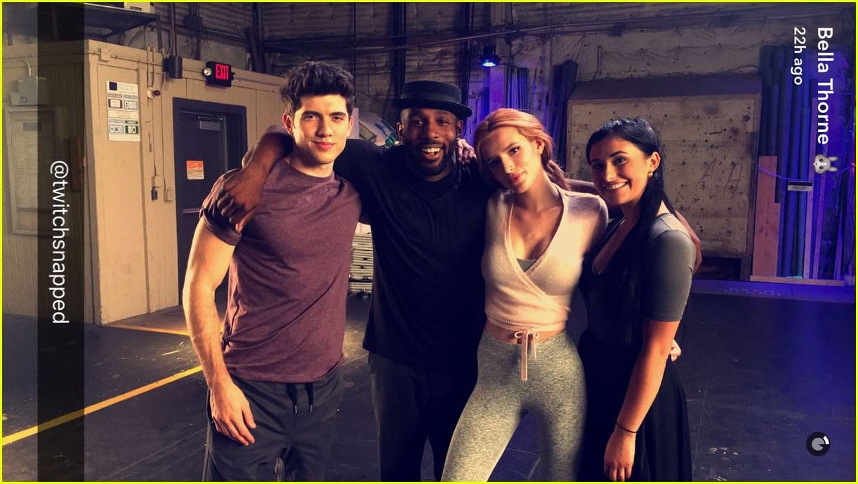 Bella Thorne & Carter Jenkins Get a Dance Lesson From Stephen 'tWitch