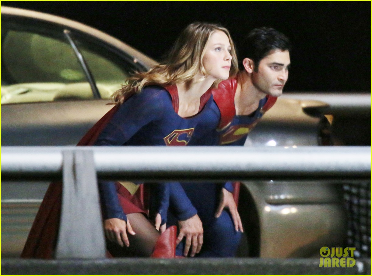 Full Sized Photo Of Tyler Hoechlin Melissa Benoist Fight Together Supergirl Scenes 14 Melissa 9561