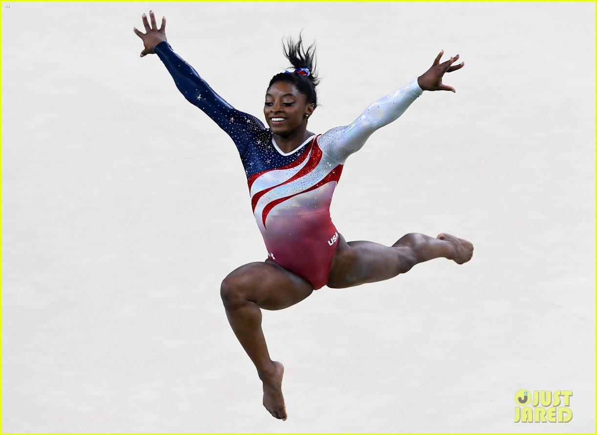 Simone Biles Leads USA Women's Gymnastics Team To All Around Gold Medal ...