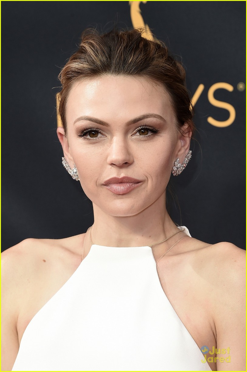 Aimee Teegarden Steps Out at Emmy Awards with Olivia Culpo & Holly
