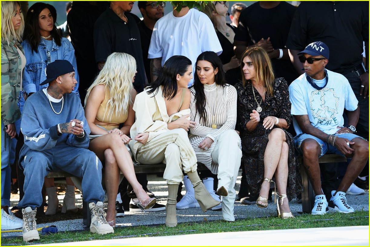 Kylie & Kendall Jenner Walk the Runway in 'Yeezy' Fashion Show Photo