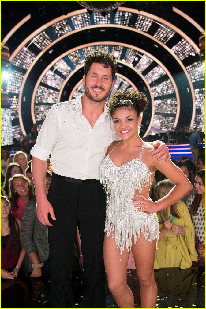 Full Sized Photo of laurie hernandez dancing with the stars premiere 02