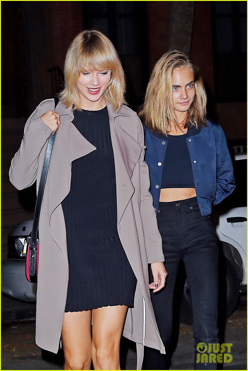 Full Sized Photo of taylor swift cara delevingne have girls night out ...