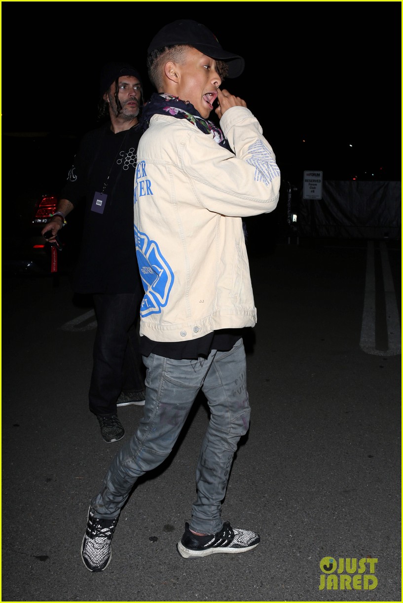 Full Sized Photo of jaden smith grill mouth kanye west concert 04 ...