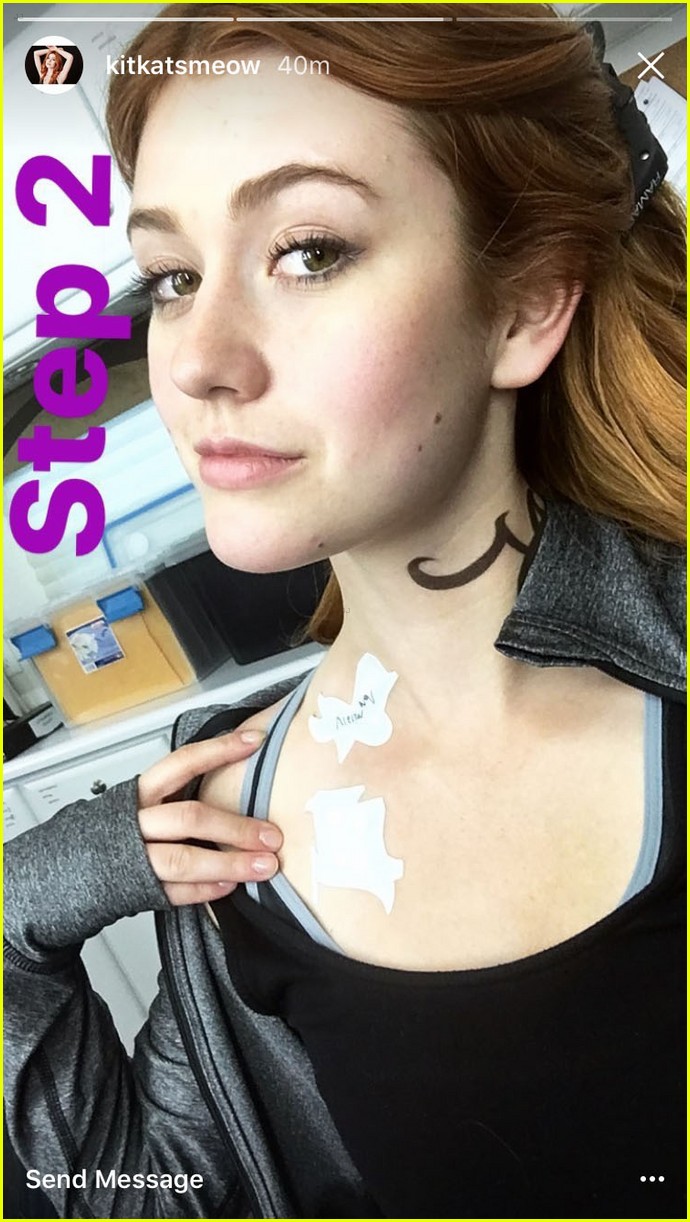 Shadowhunters Star Katherine Mcnamara Shows Off New Runes For The Show Photo 1038425 Photo 4067