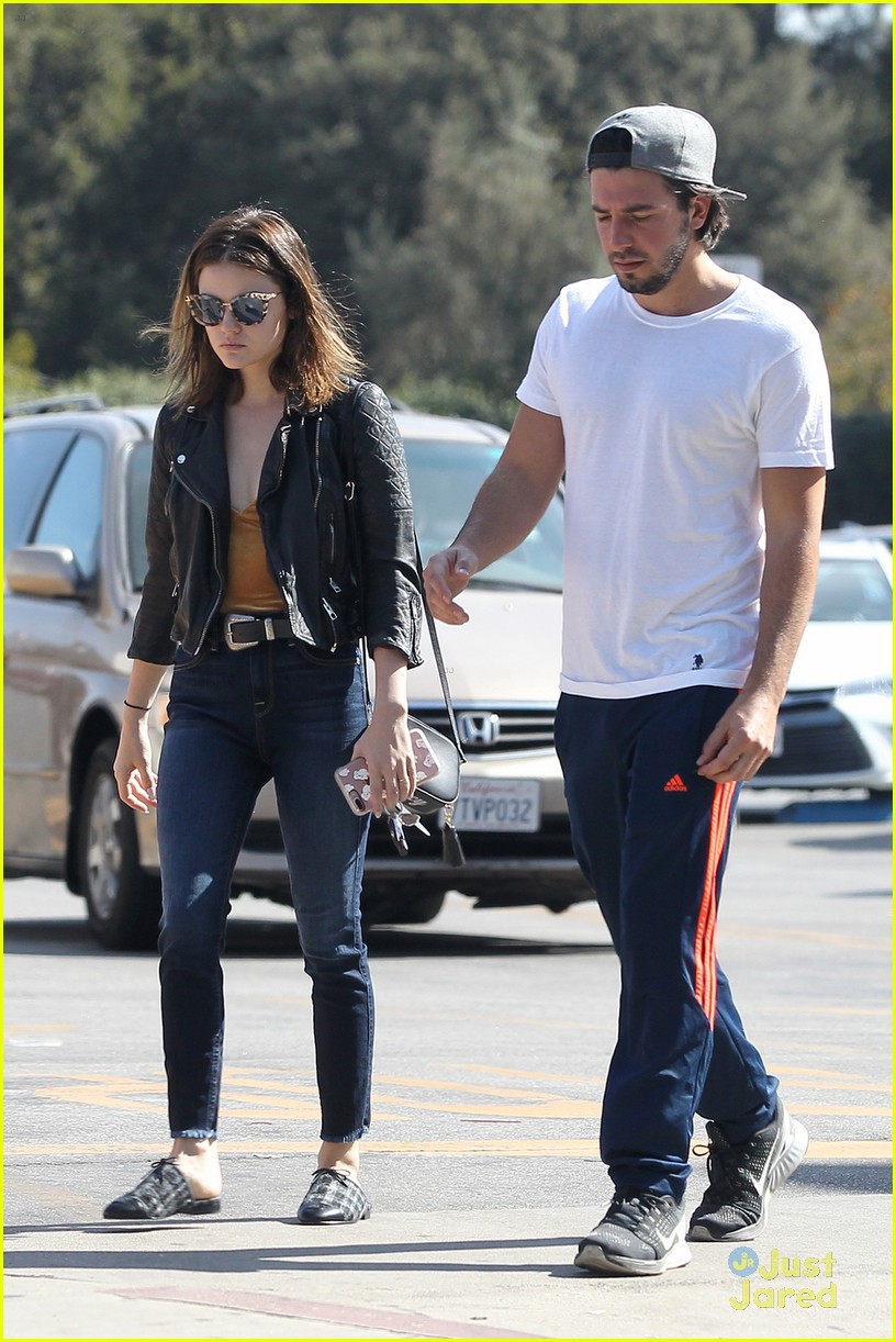 Full Sized Photo of lucy hale out with anthony kalabretta pll msg 04 ...