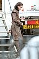 maisie williams gets ready for combat on set of game of thrones 03