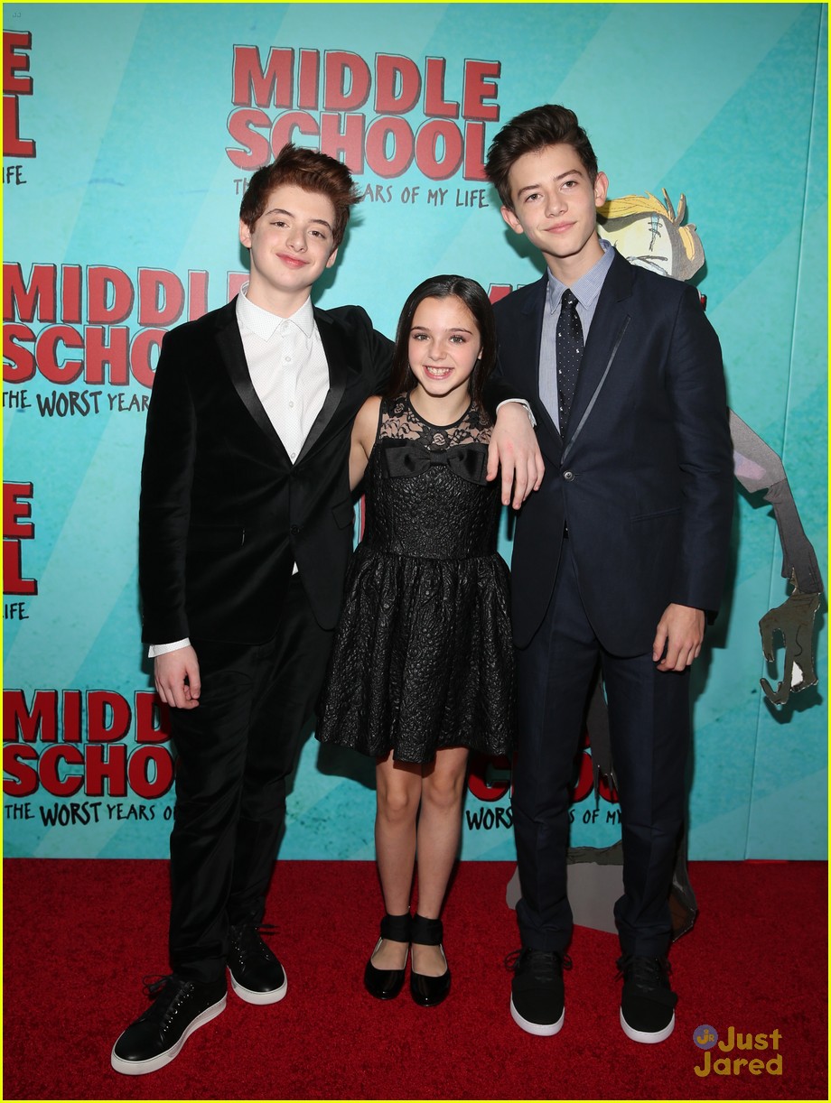 Thomas Barbusca And Griffin Gluck Premiere Middle School In Nyc With Alexa Nisenson Photo 4847