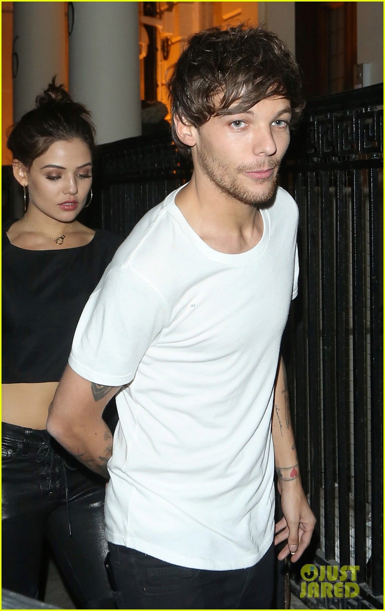 Louis Tomlinson & Girlfriend Danielle Campbell Enjoy Night Out in ...