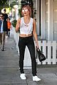 hailey baldwin steps out with a mystery man and pink hair 06