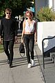 hailey baldwin steps out with a mystery man and pink hair 11