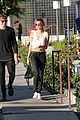 hailey baldwin steps out with a mystery man and pink hair 12