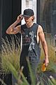 Image for austin butler shows off his muscles while leaving the gym 01. aus...