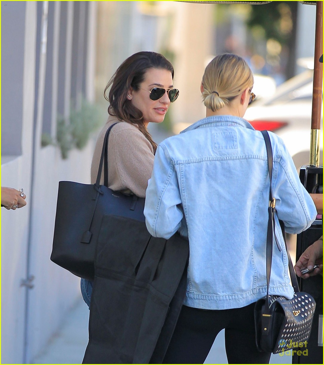 Lea Michele & Jenna Ushkowitz Run Separate Errands After Reunion in NYC ...