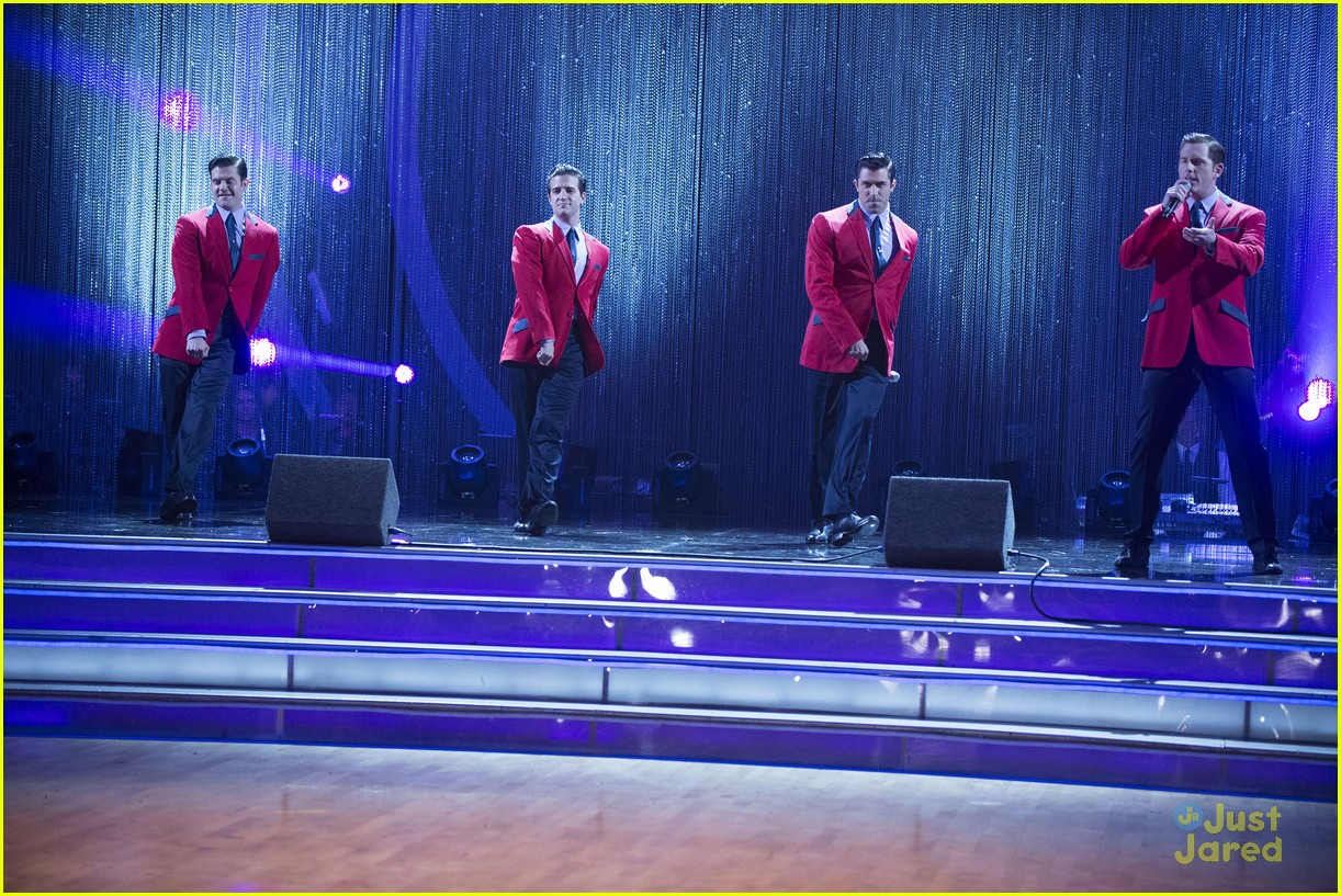 Mark Ballas Reunites With Derek Hough & Brings 'Jersey Boys' To 'DWTS