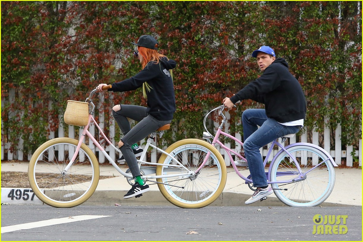 Full Sized Photo of bella thorne bike ride sunday 16 | VIDEO: Bella