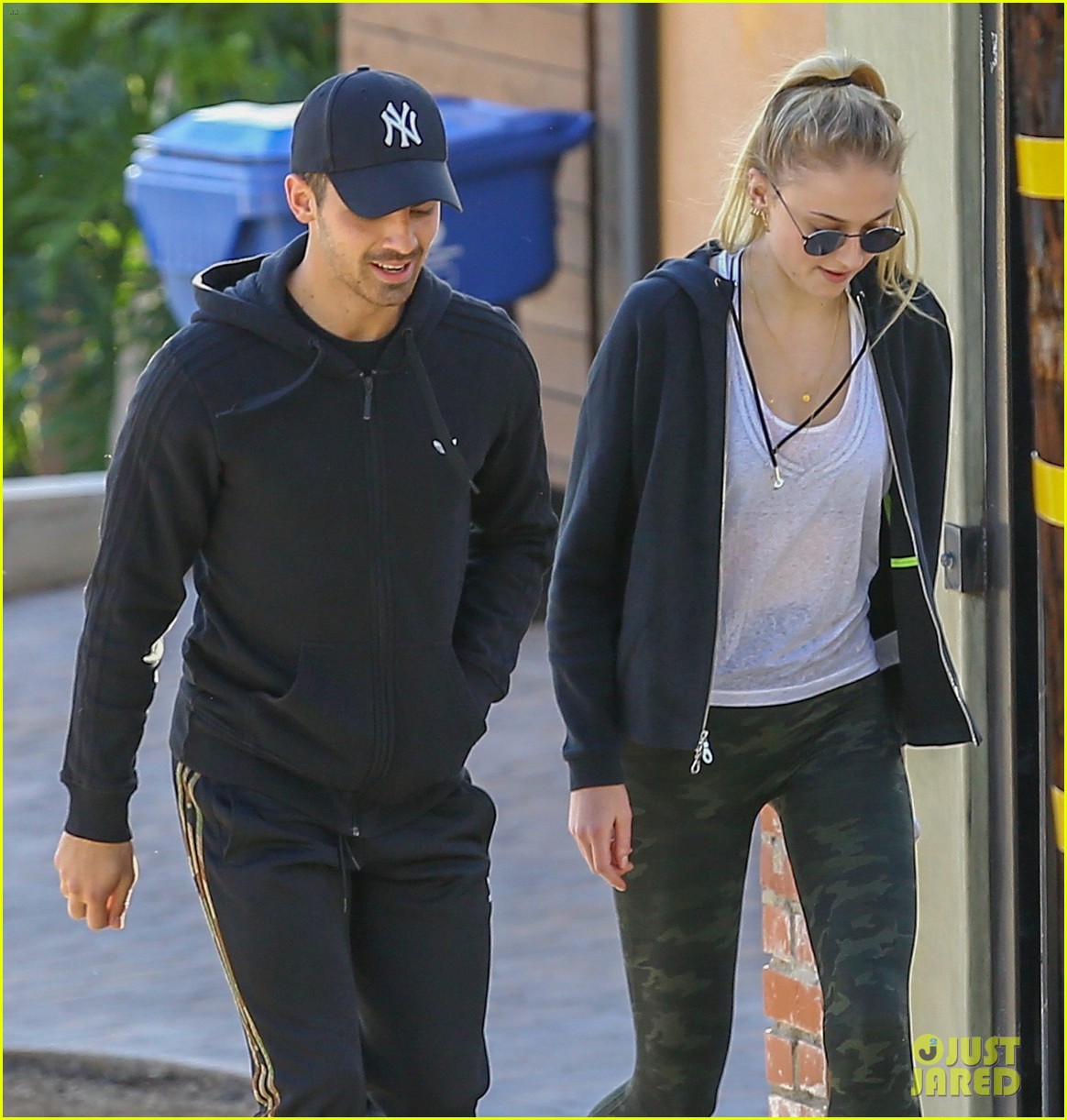 Full Sized Photo of joe jonas and sophie turner take a stroll in la