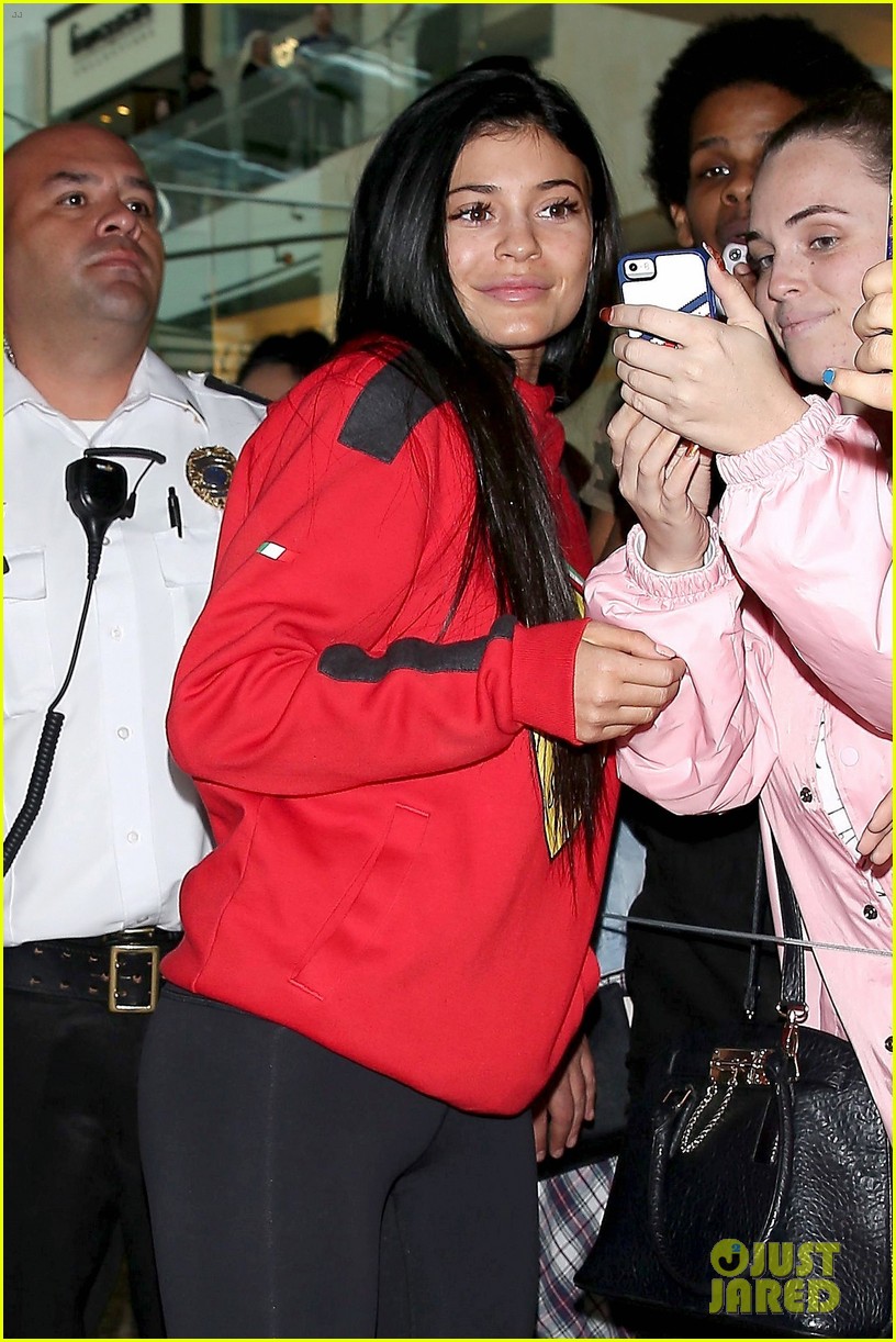 Kylie Jenner and Tyga at the Topanga Mall in Woodland Hills