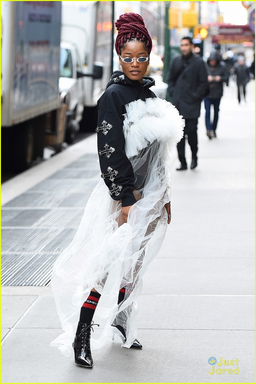 Full Sized Photo of keke palmer leo dicaprio faces pants nyc 09 | Keke ...