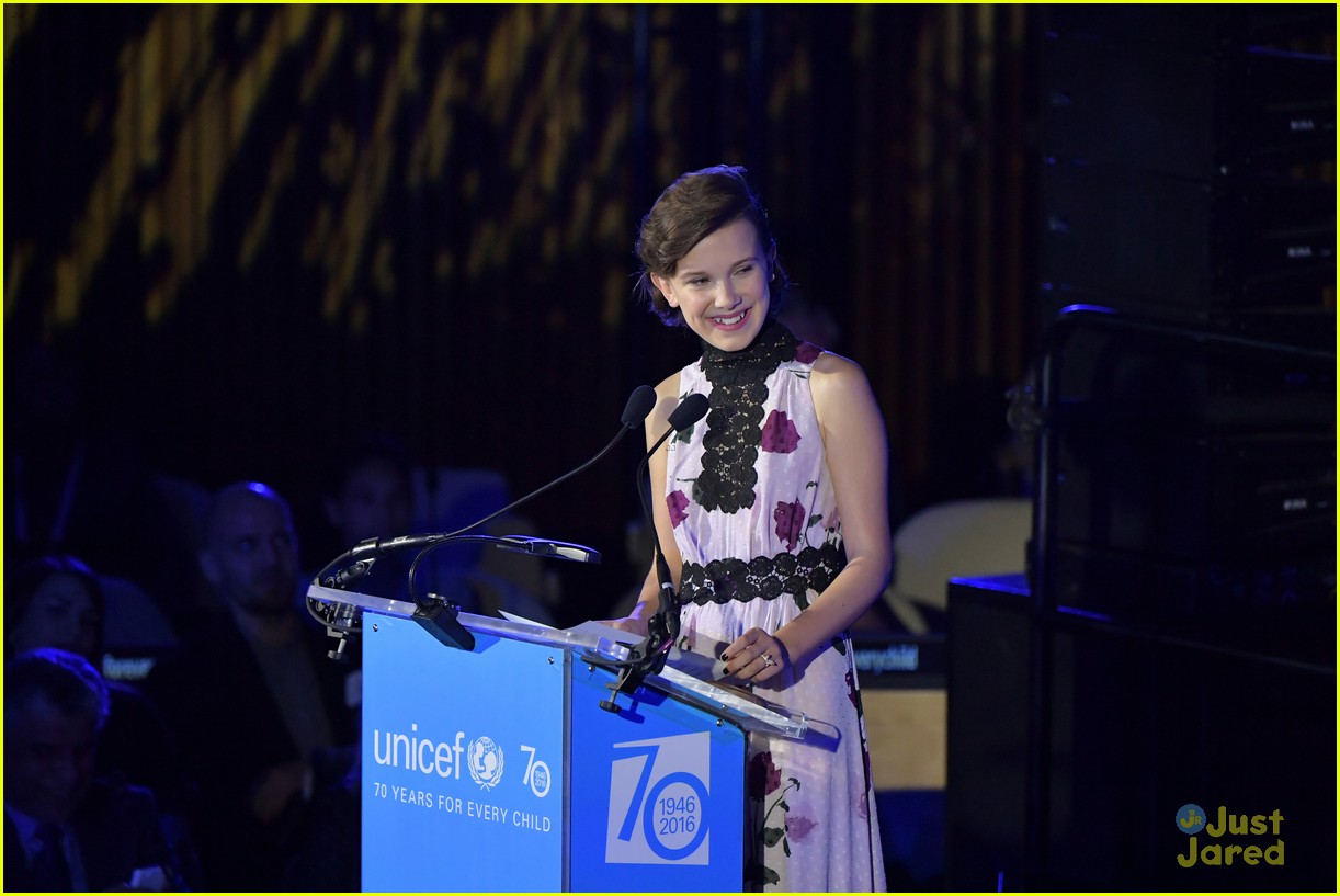 millie bobby brown unicef nyc event 02