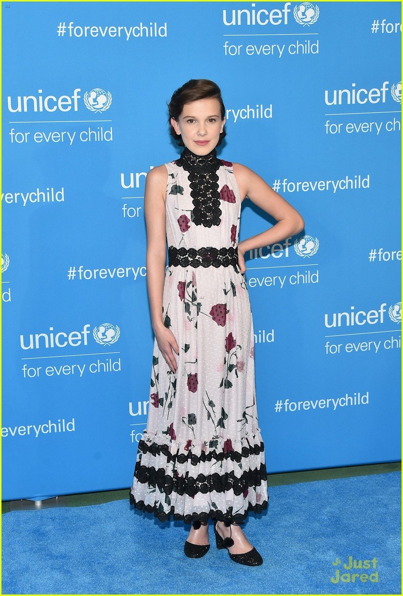 millie bobby brown unicef nyc event 04
