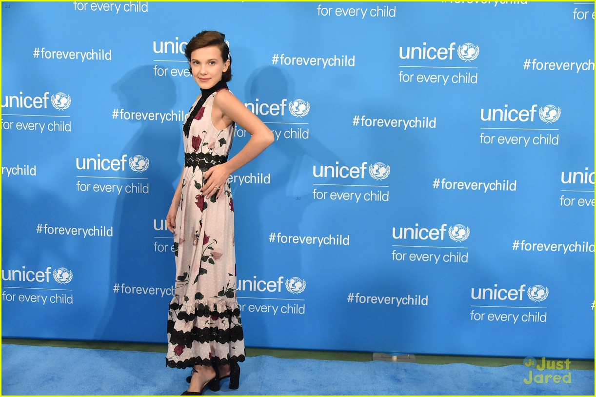 millie bobby brown unicef nyc event 05