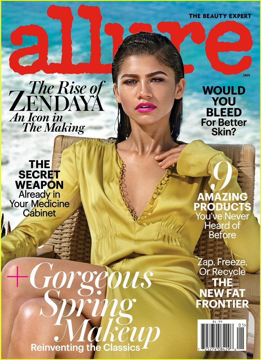 Full Sized Photo of zendaya covers allure magazine 01 | Zendaya On Her ...