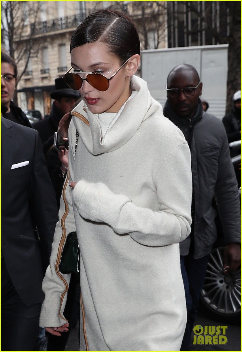 Full Sized Photo of bella hadid kendall jenner strut their stuff in