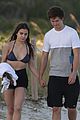 ansel elgort goes shirtless for a workout at the beach 13