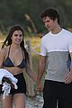 ansel elgort goes shirtless for a workout at the beach 21