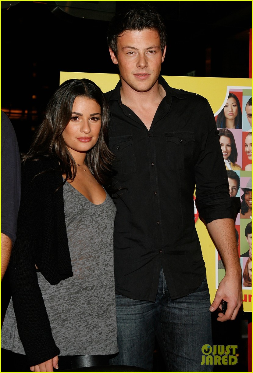 lea michele posts photo with cory monteith 01