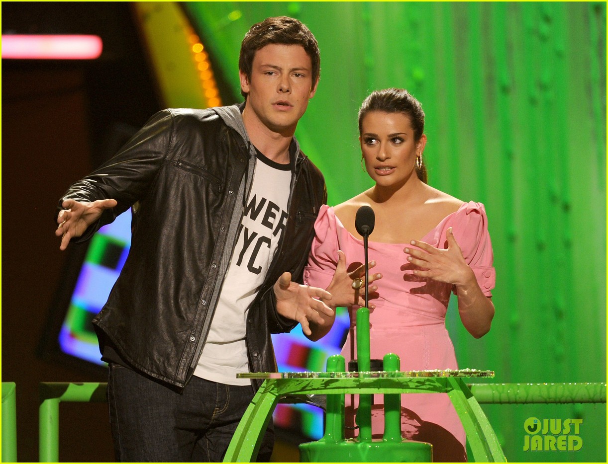 lea michele posts photo with cory monteith 08
