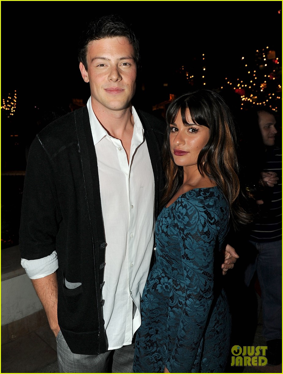 lea michele posts photo with cory monteith 09