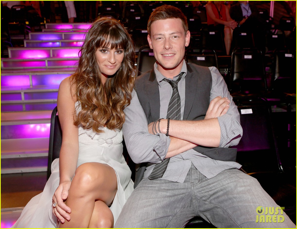 lea michele posts photo with cory monteith 13