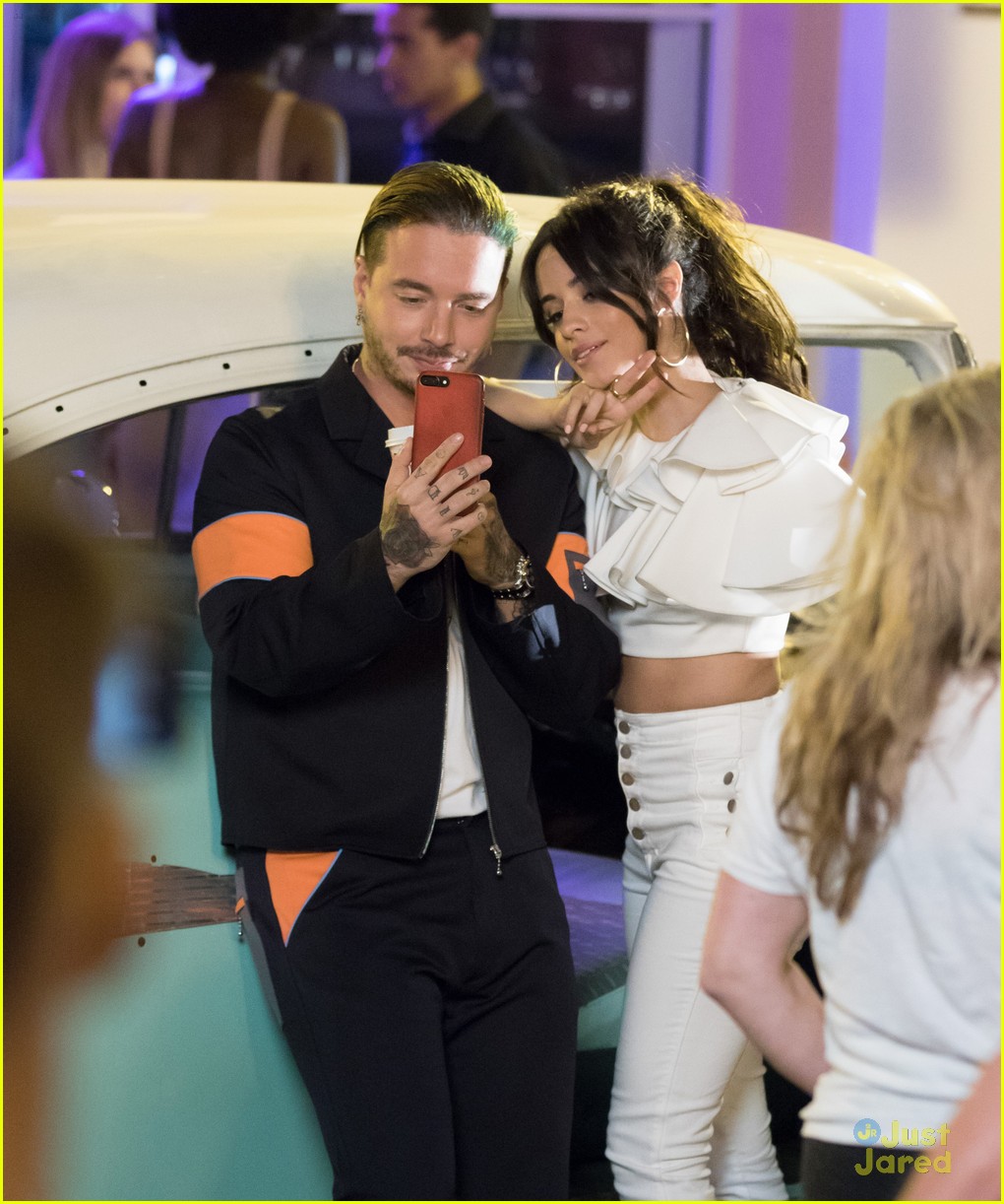 Camila Cabello & J Balvin Make a Music Video in Miami!: Photo