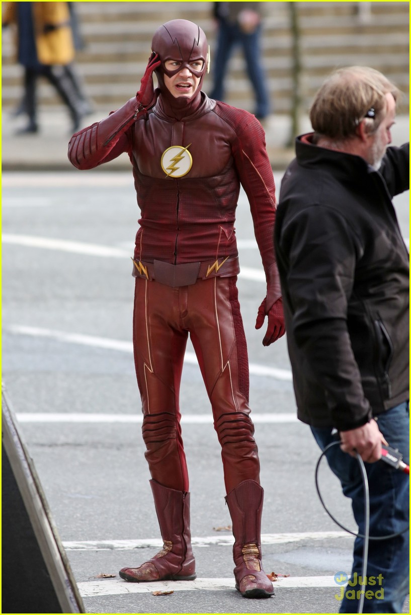 Grant Gustin Had To Explain Which Superhero He Was While Filming 'The ...