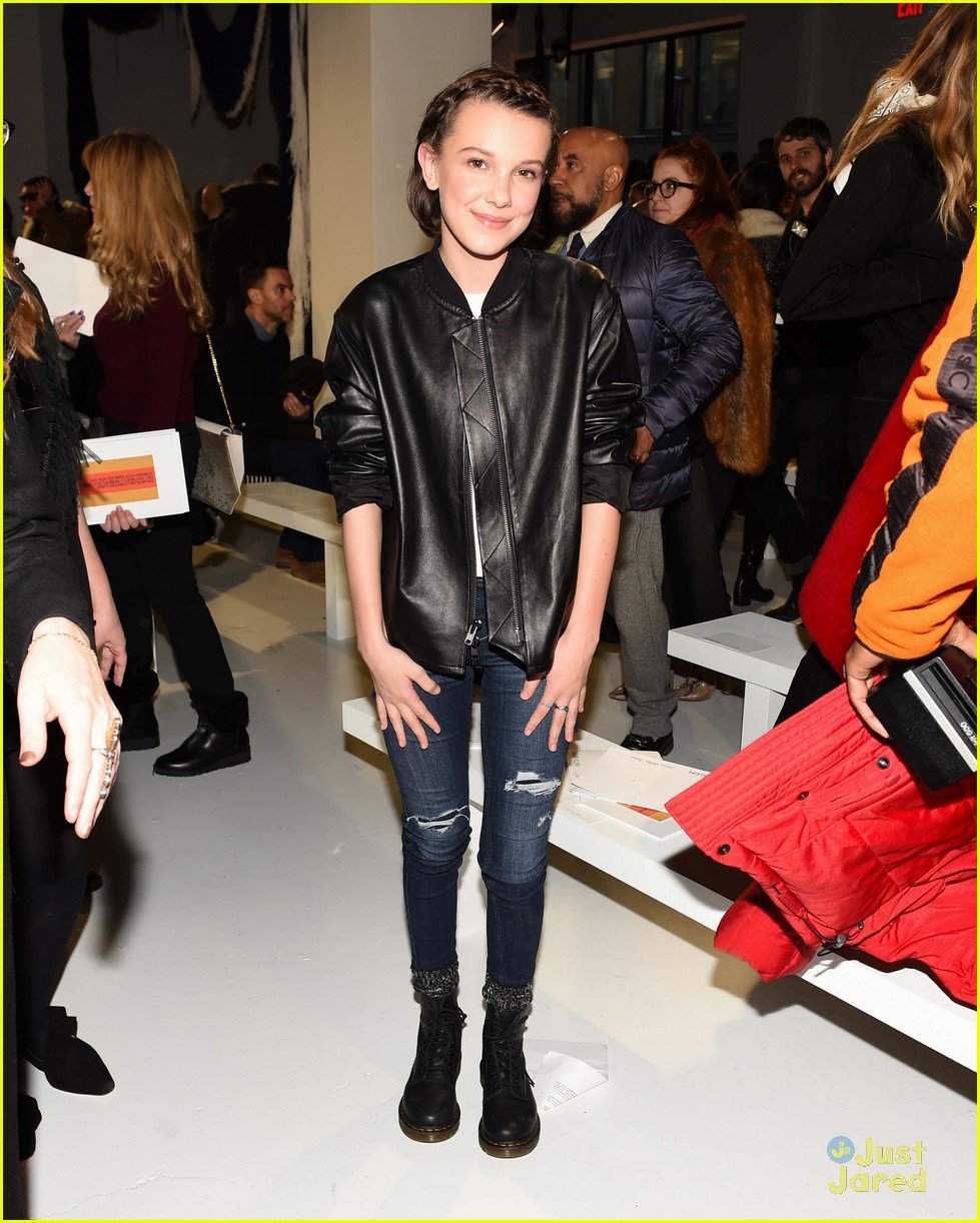 Millie Bobby Brown at Calvin Klein Collection During 2018 New York Fashion  Week, Millie Bobby Brown Skipped the Awkward Teenage Phase and Went  Straight to Style Icon
