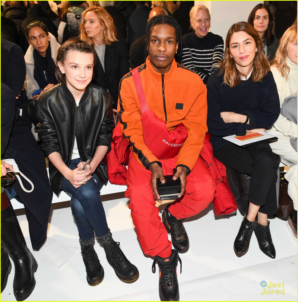 Millie Bobby Brown Sits Front Row at Calvin Klein Collection Show in NYC!:  Photo 1068230, 2017 New York Fashion Week Winter, Millie Bobby Brown  Pictures
